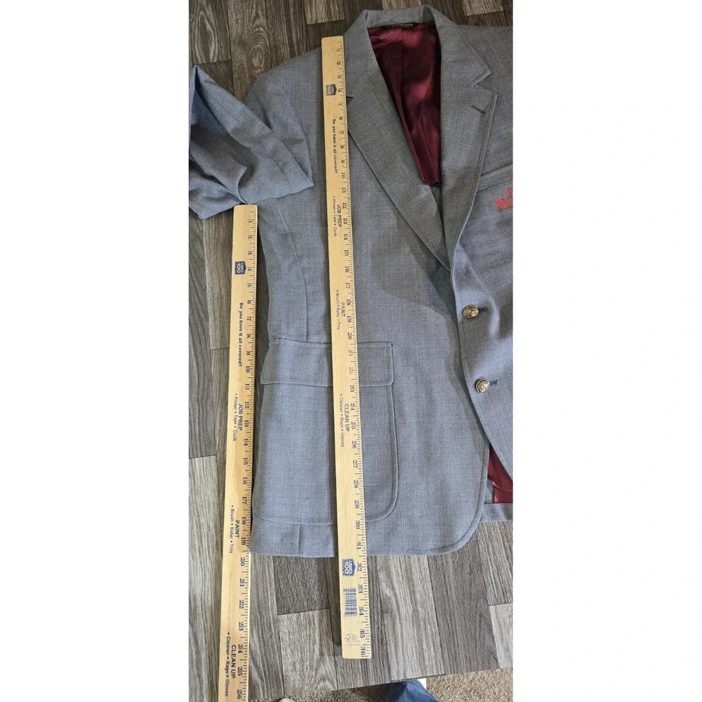 RMC Regent‎ Blazer Old Milwaukee Employee Uniform Gray Men's 44R Vintage NWT